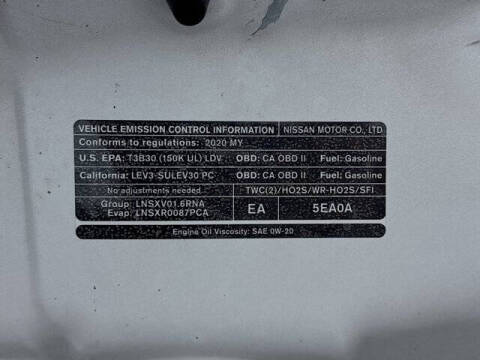 2020 Nissan Kicks SV