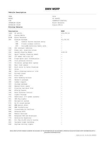 2018 BMW X5 xDrive35i