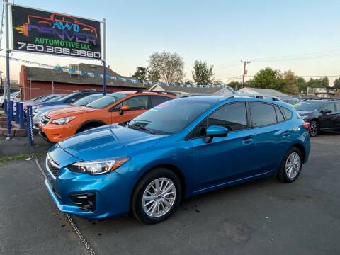 2017 Subaru Impreza for sale at AWD Denver Automotive LLC in Englewood CO