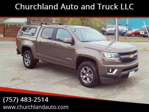 2015 Chevrolet Colorado for sale at Churchland Auto and Truck LLC in Portsmouth VA