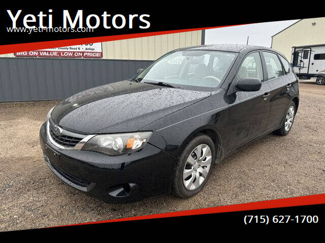 2008 Subaru Impreza for sale at Yeti Motors in Deerbrook WI
