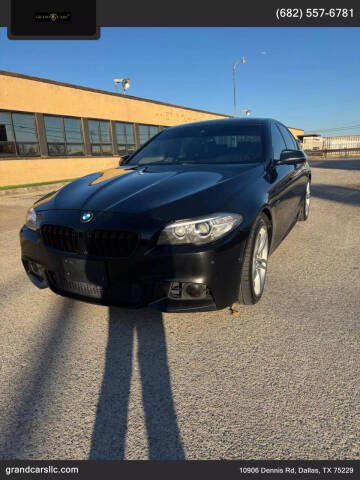 2016 BMW 5 Series for sale at GRAND CARS in Dallas TX