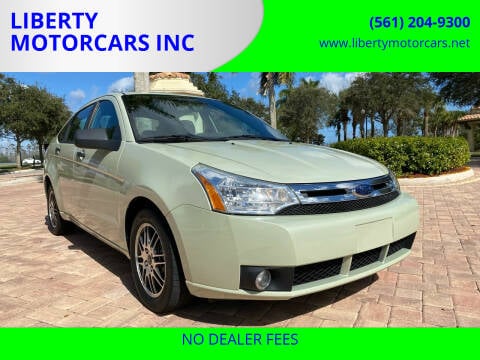 2010 Ford Focus for sale at LIBERTY MOTORCARS INC in Royal Palm Beach FL