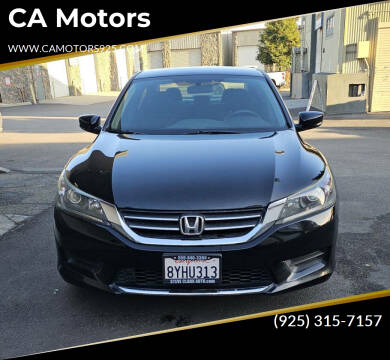 2014 Honda Accord for sale at CA Motors in Livermore CA
