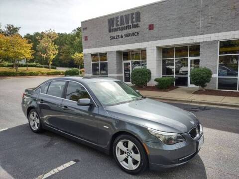 2008 BMW 5 Series for sale at Weaver Motorsports Inc in Cary NC