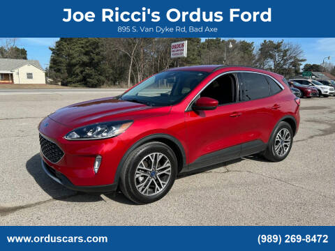 2020 Ford Escape for sale at Joe Ricci's Ordus Ford in Bad Axe MI