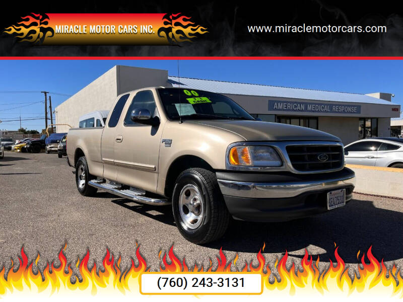 2000 Ford F-150 for sale at Miracle Motor Cars Inc. in Victorville CA