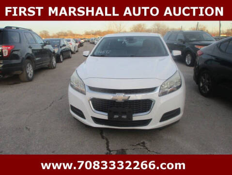 2015 Chevrolet Malibu for sale at First Marshall Auto Auction in Harvey IL