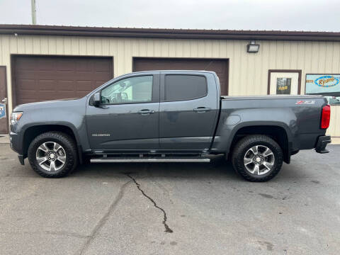 2016 Chevrolet Colorado for sale at Ryans Auto Sales in Muncie IN