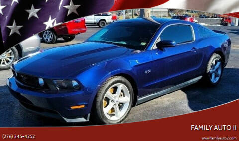 2012 Ford Mustang for sale at FAMILY AUTO II in Pounding Mill VA