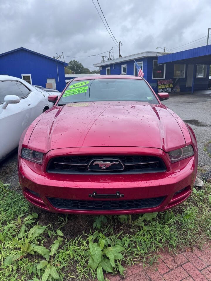 2013 Ford Mustang for sale at Approve Auto Sales in PETERSBURG, VA