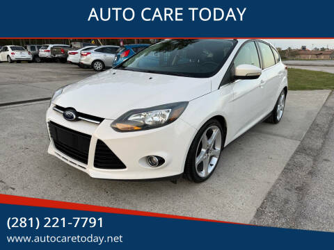 2013 Ford Focus for sale at AUTO CARE TODAY in Spring TX