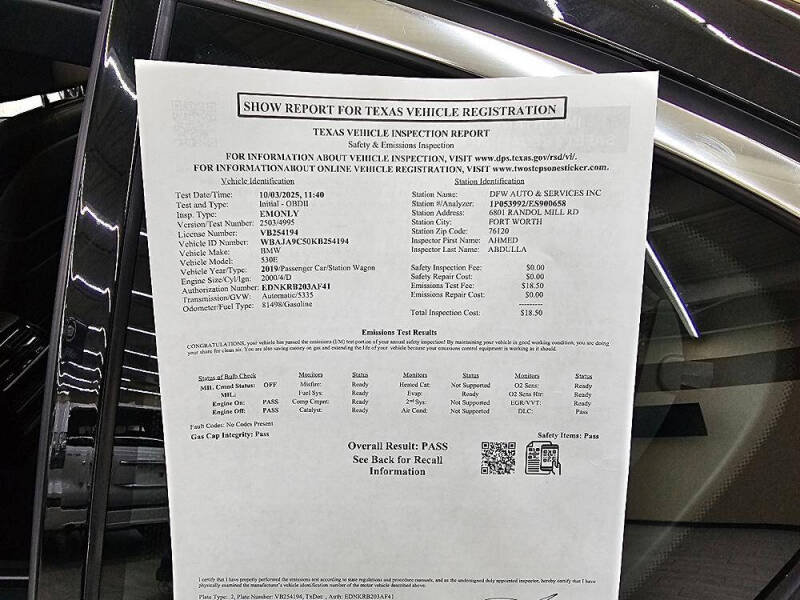 2019 BMW 5 Series 530e iPerformance