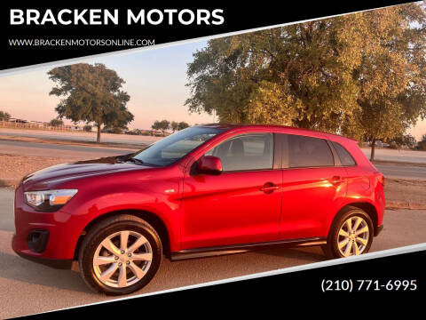 2014 Mitsubishi Outlander Sport for sale at BRACKEN MOTORS in San Antonio TX