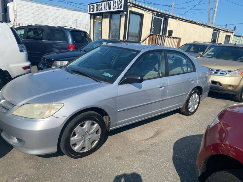 2005 Honda Civic for sale at Debo Bros Auto Sales in Philadelphia PA