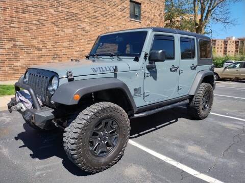 2015 Jeep Wrangler Unlimited for sale at TOP YIN MOTORS in Mount Prospect IL