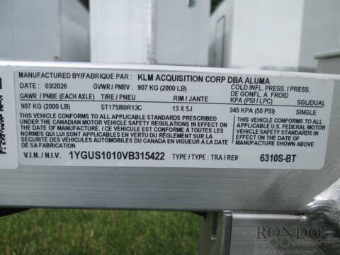 2027 Aluma Aluminum Single Axle Utility 6
