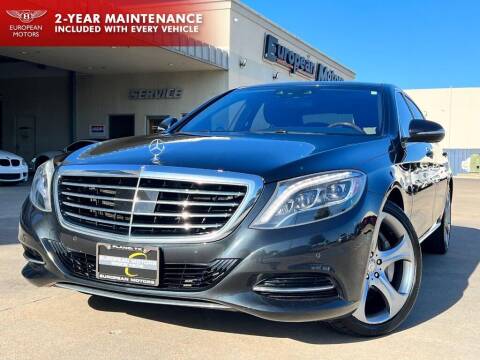 2014 Mercedes-Benz S-Class for sale at European Motors Inc in Plano TX