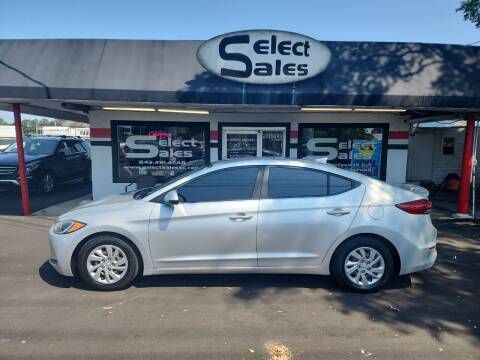 2017 Hyundai Elantra for sale at Select Sales LLC in Little River SC