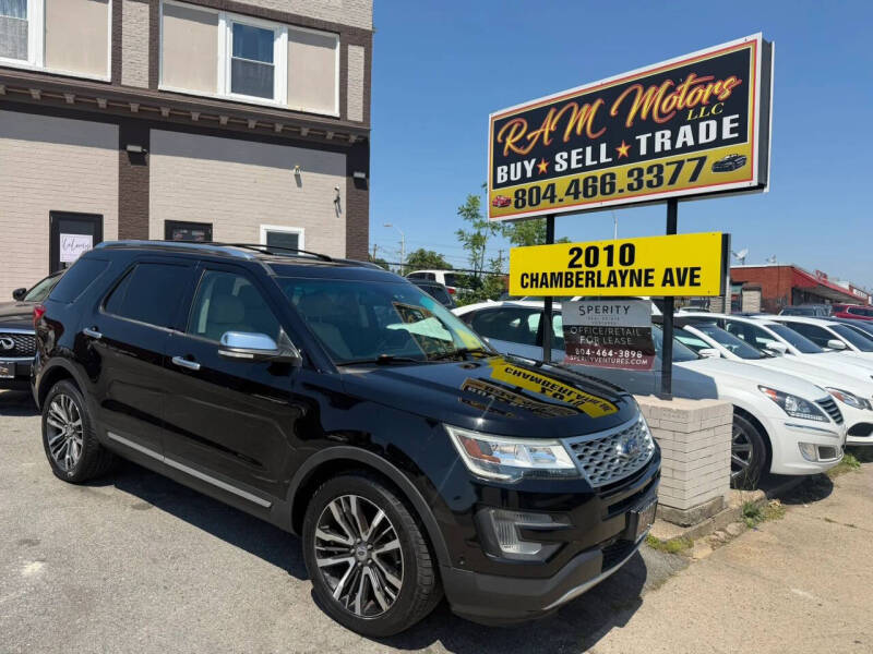 2016 Ford Explorer Platinum