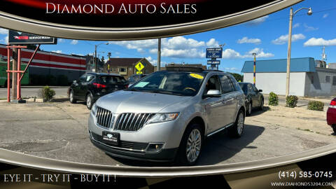 2013 Lincoln MKX for sale at DIAMOND AUTO SALES LLC in Milwaukee WI