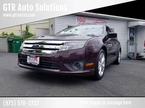 2012 Ford Fusion for sale at GTR Auto Solutions in Newark NJ
