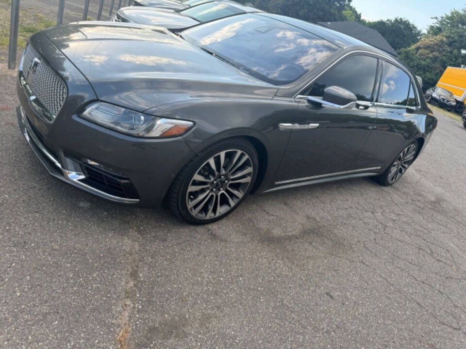 2019 Lincoln Continental for sale at JNF Motors in Mount Holly, NC