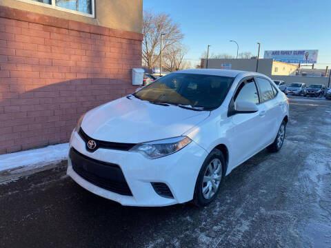 2016 Toyota Corolla for sale at Nice Cars Auto Inc in Minneapolis MN