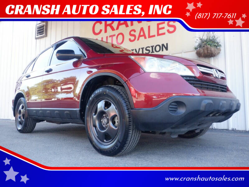 2008 Honda CR-V for sale at CRANSH AUTO SALES, INC in Arlington TX
