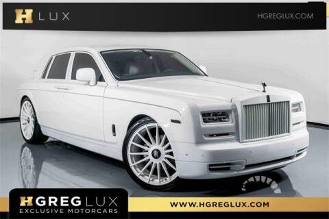 2015 Rolls-Royce Phantom for sale at HGREG LUX EXCLUSIVE MOTORCARS in Pompano Beach FL
