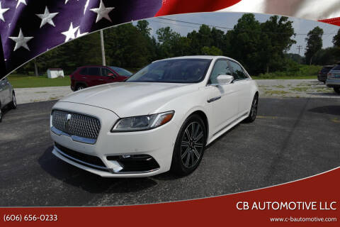 2018 Lincoln Continental for sale at CB Automotive LLC in Corbin KY