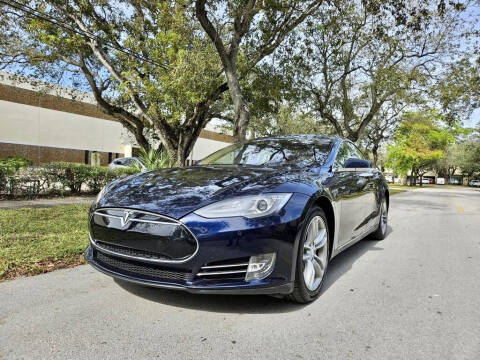 2014 Tesla Model S for sale at HIGH PERFORMANCE MOTORS in Hollywood FL