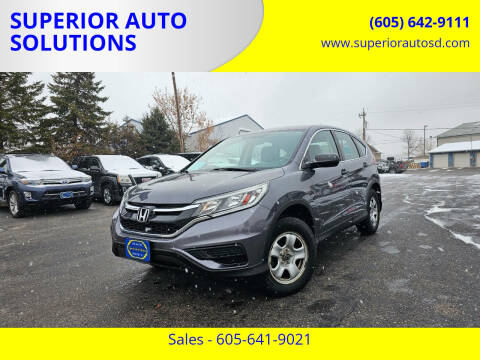 2016 Honda CR-V for sale at SUPERIOR AUTO SOLUTIONS in Spearfish SD