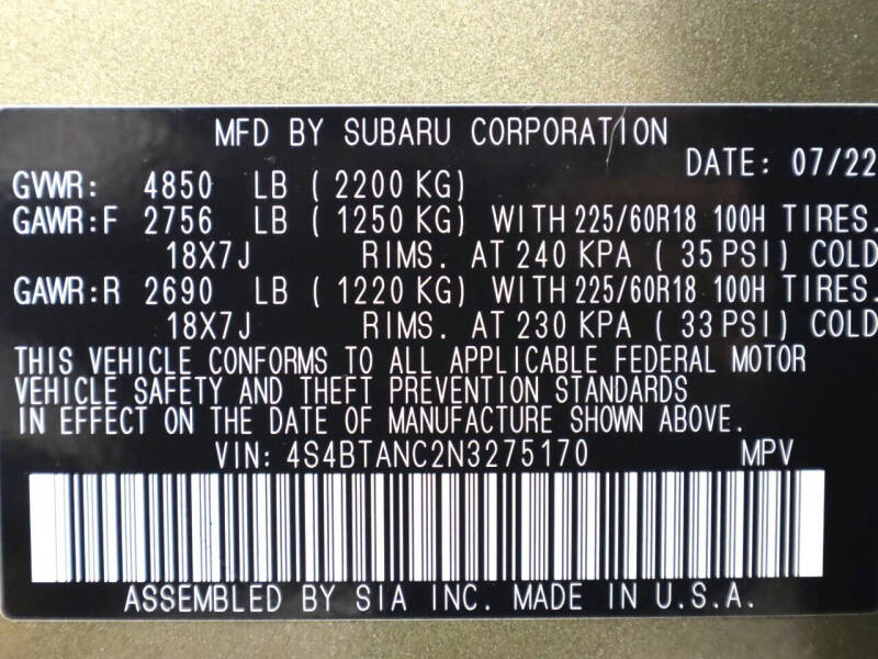 2022 Subaru Outback Limited