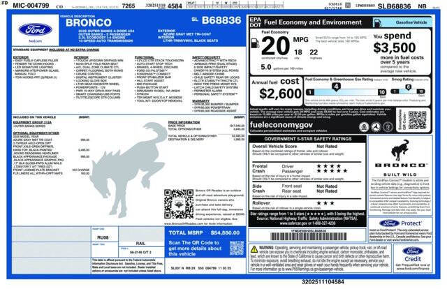 2025 Ford Bronco Outer Banks