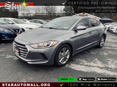 2018 Hyundai Elantra for sale at Star Auto Mall in Bethlehem PA