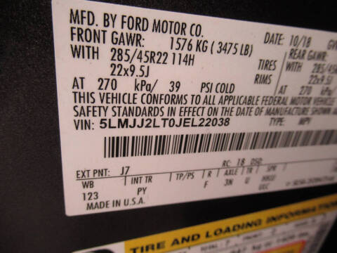 2018 Lincoln Navigator Reserve