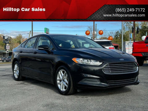 2015 Ford Fusion for sale at Hilltop Car Sales in Knoxville TN