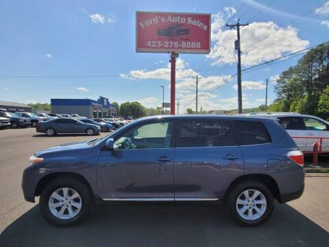 2013 Toyota Highlander for sale at Ford's Auto Sales in Kingsport TN