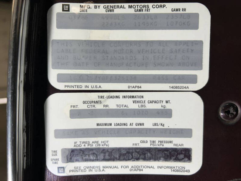 1985 Oldsmobile Toronado Brougham