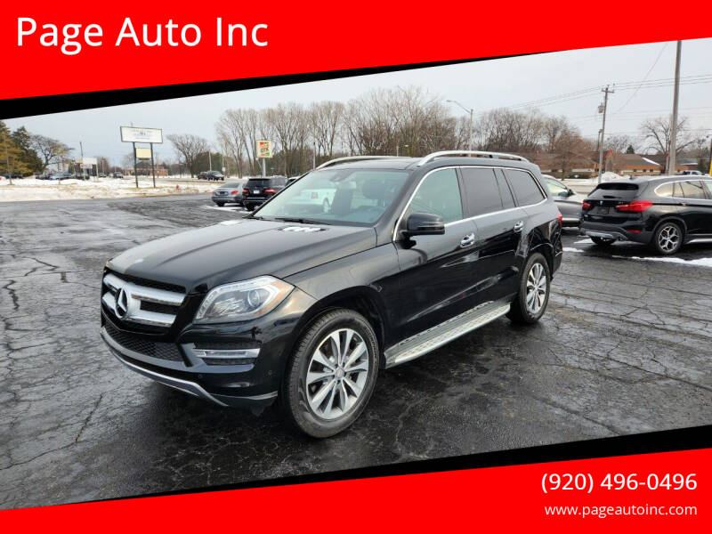 2016 Mercedes-Benz GL-Class for sale at Page Auto Inc in Green Bay WI