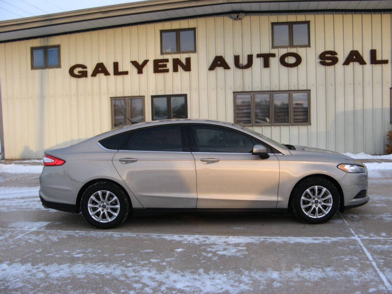 2016 Ford Fusion for sale at Galyen Auto Sales in Atkinson NE