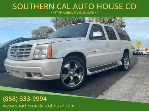 2005 Cadillac Escalade ESV for sale at SOUTHERN CAL AUTO HOUSE CO in San Diego CA