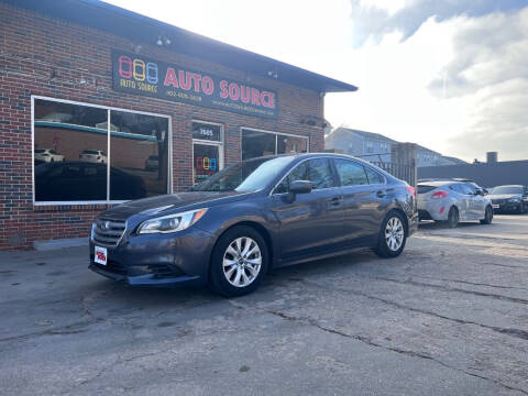 2015 Subaru Legacy for sale at Auto Source in Ralston NE