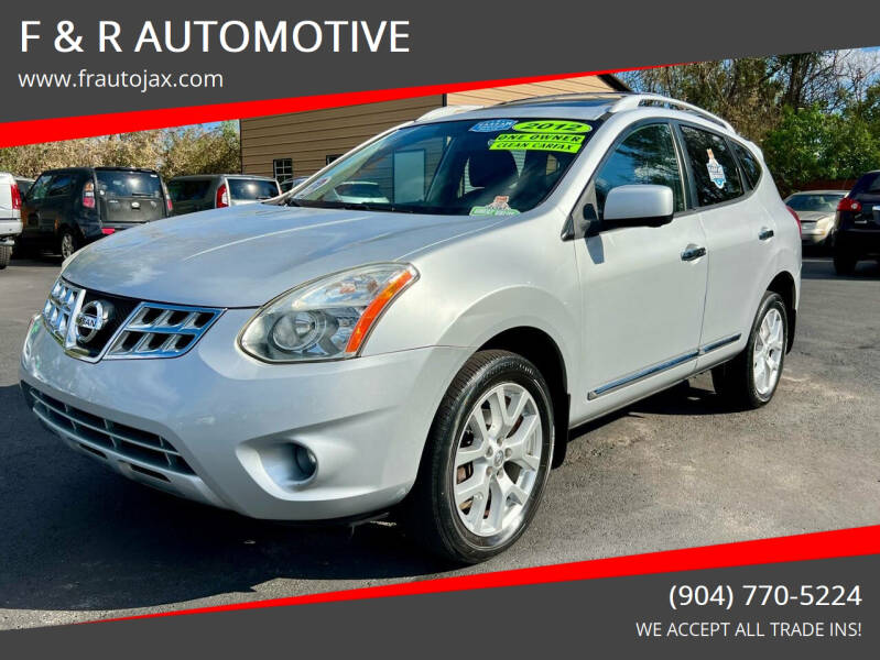 2012 Nissan Rogue for sale at F & R AUTOMOTIVE in Jacksonville FL