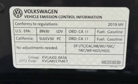 2019 Volkswagen Tiguan S