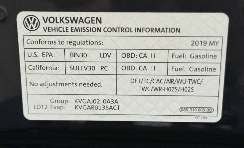 2019 Volkswagen Tiguan S