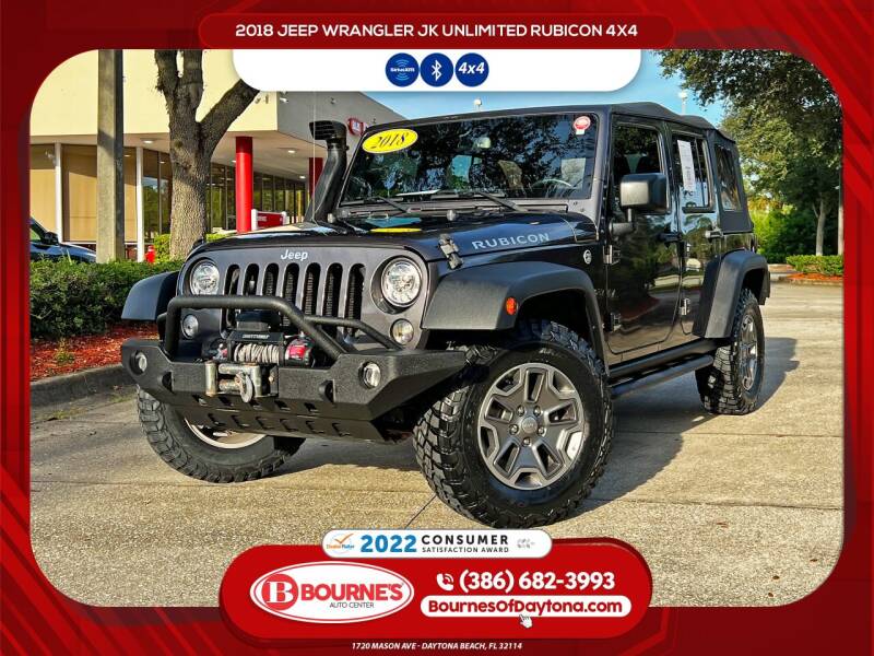 2018 Jeep Wrangler JK Unlimited for sale at Bourne's Auto Center in Daytona Beach FL