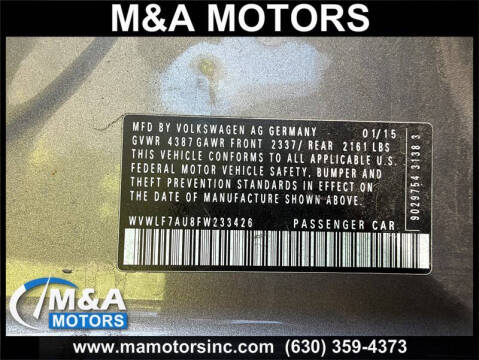 2015 Volkswagen Golf R