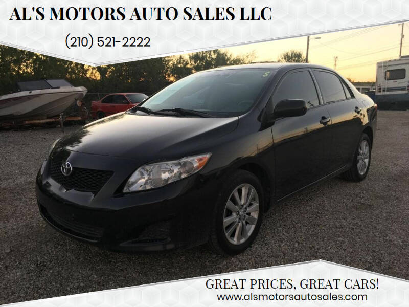 2009 Toyota Corolla for sale at Al's Motors Auto Sales LLC in San Antonio TX